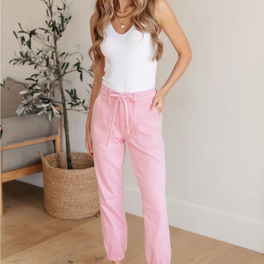REGINA HIGH RISE GARMENT DYED DENIM by Judy Blue